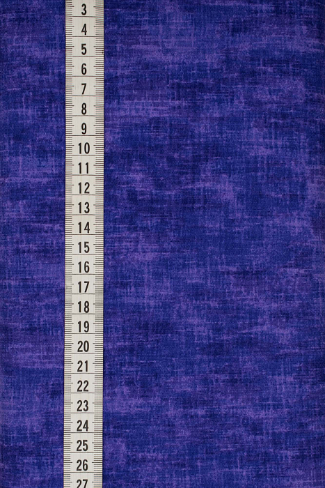 Ткань хлопок пэчворк синий фиолетовый, муар, ALFA (арт. 225805)