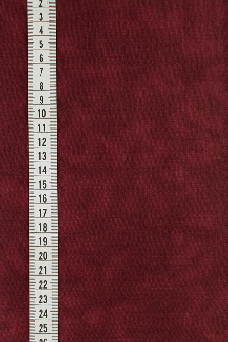 Ткань хлопок пэчворк бордовый, муар, ALFA (арт. 212895)