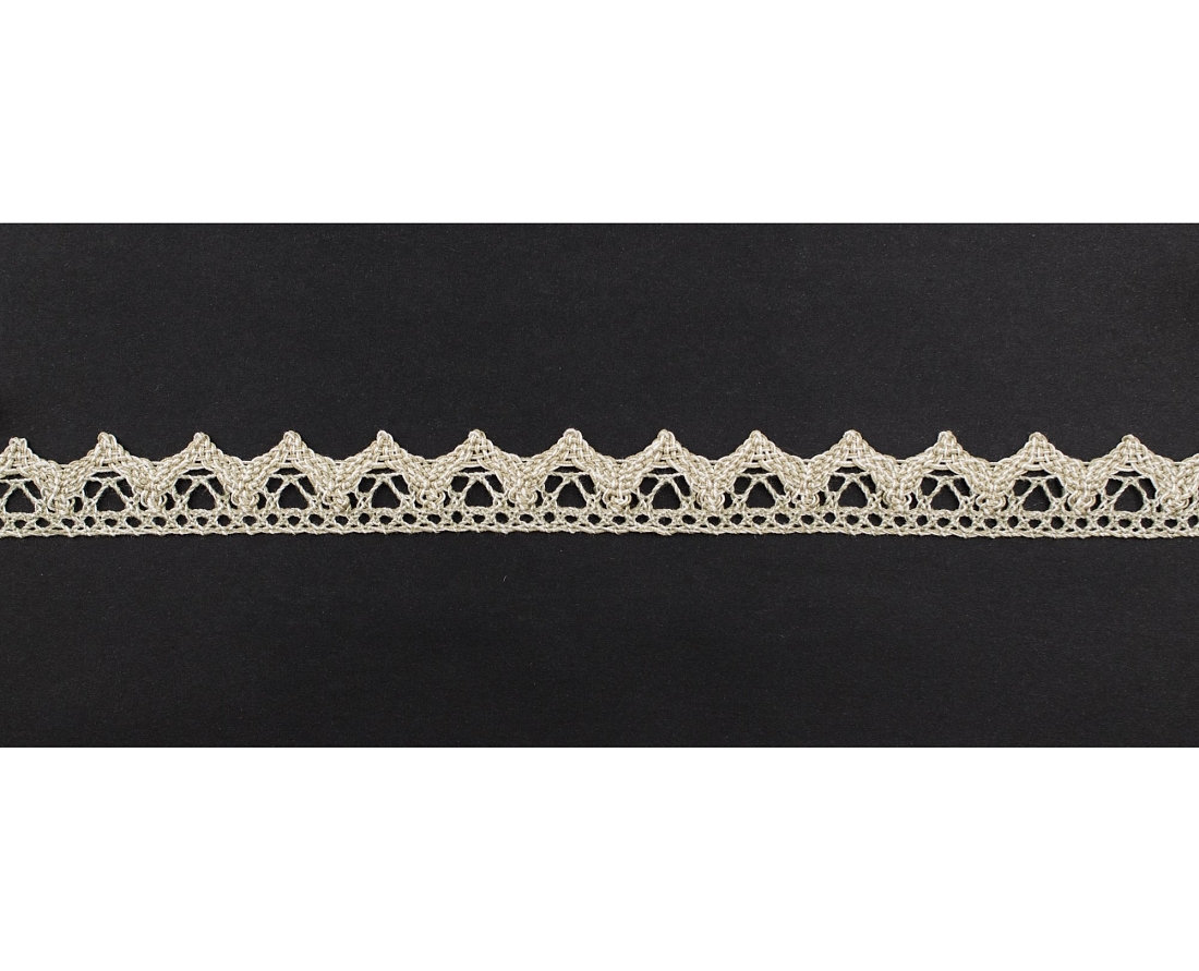 Кружево вязаное хлопковое Mauri Angelo R2710/Е34 18 мм