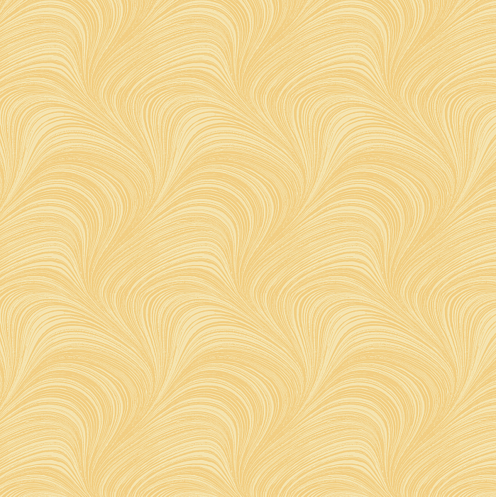 Ткань хлопок ткани на изнанку желтый, завитки, Benartex (арт. 2966W30B)