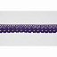 Кружево вязаное хлопковое Alfa AF-373-118 18 мм фиолетовый
