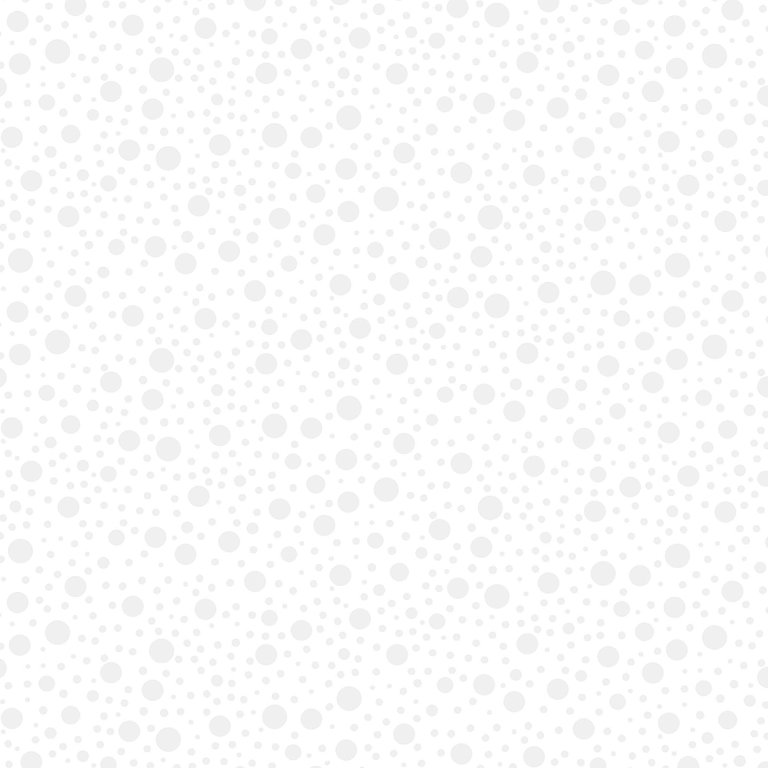 Ткань хлопок для пэчворка белый, горох и точки, Blank Quilting (арт. 237378)