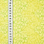 Ткань кружевное полотно плательные ткани лимонный, цветы, ALFA C (арт. 261560-15)