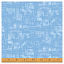 Ткань хлопок пэчворк голубой, фактура, Windham Fabrics (арт. 52782-19)