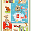 Ткань хлопок пэчворк разноцветные, детская тематика собаки, Henry Glass (арт. 6961P-14)