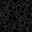 Ткань хлопок пэчворк черный, горох и точки, Benartex (арт. 120351)