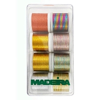 Набор ниток металлизированных Madeira арт. 8009 Metallic Brilliant 8 x 200 м