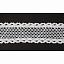 Кружево вязаное хлопковое Alfa AF-390-001 28 мм белый
