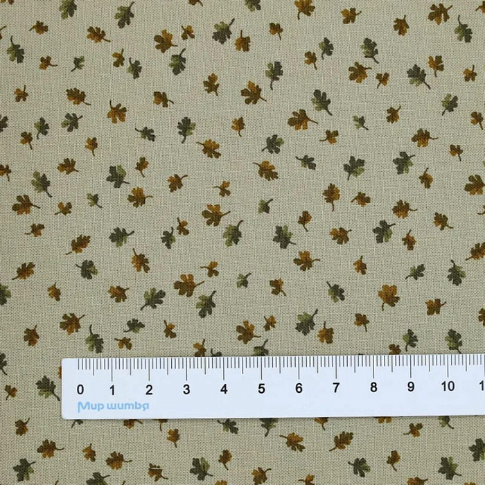 Ткань хлопок пэчворк серый, флора, Stof (арт. 4514-246)