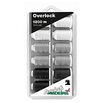 Набор ниток для оверлока Madeira арт. 8092 Aerolock № 120 12 х 1200 м