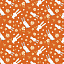Ткань хлопок пэчворк оранжевый, детская тематика животные, Benartex (арт. 13301-38)