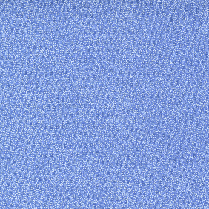 Ткань хлопок пэчворк голубой, цветы, Moda (арт. 33615 19)