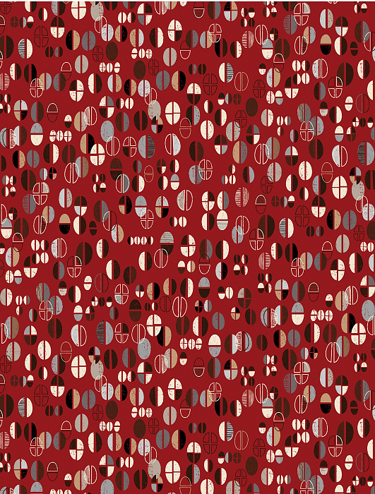Ткань хлопок пэчворк красный, , Benartex (арт. 253360)