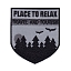 Нашивка «Place to relax», серый