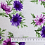Ткань хлопок пэчворк белый, цветы завитки флора, Benartex (арт. 10420P11B)