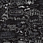 Ткань 100% хлопок [Gail-C3418-Black]