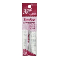 Грифели запасные Sewline FAB50033 9 шт., белый/черный/розовый