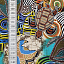 Ткань хлопок пэчворк разноцветные, морская тематика, ALFA (арт. )