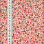 Ткань хлопок пэчворк красный розовый, мелкий цветочек, ALFA Z DIGITAL (арт. 224325)