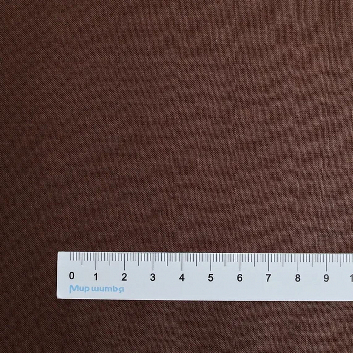 Ткань хлопок пэчворк коричневый, однотонная, Moda (арт. 12216 37)