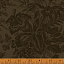 Ткань хлопок пэчворк коричневый, цветы, Windham Fabrics (арт. )
