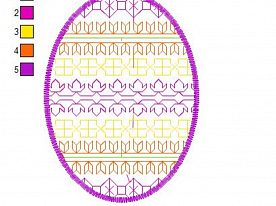 Дизайн для вышивки «Пасхальное яйцо. Орнамент 5»