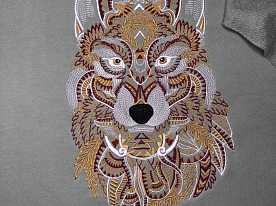 Дизайн для вышивки «Волк»
