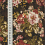 Ткань хлопок пэчворк розовый черный коричневый, цветы, ALFA Z DIGITAL (арт. 224183)