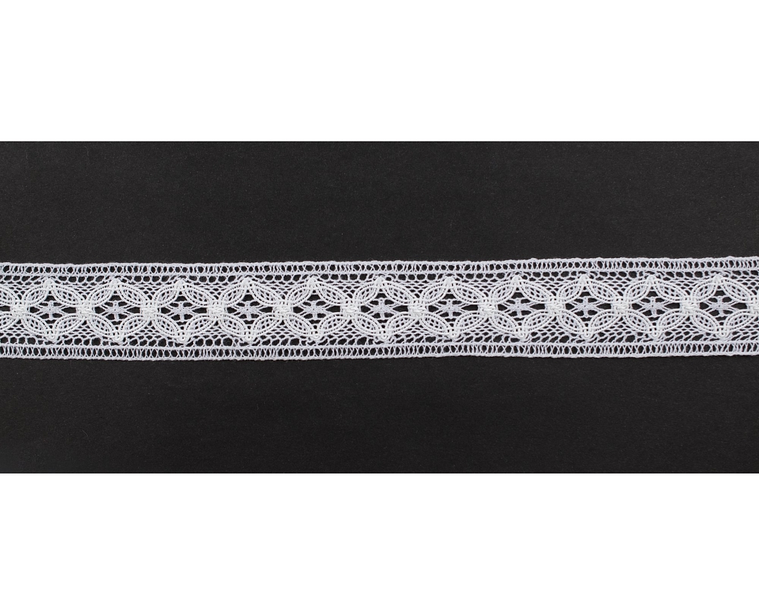 Кружево вязаное хлопковое Mauri Angelo R2537/PL/401 26 мм