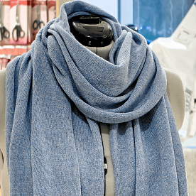 Мастер-класс «Палантин на вязальной машине»