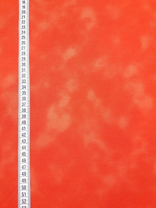Ткань хлопок пэчворк оранжевый, муар, ALFA (арт. AL-DM02)