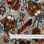 Ткань хлопок пэчворк разноцветные, необычные винтаж рукоделие реалистичные, Blank Quilting (арт. 2324-90)