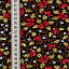 Ткань вельвет плательные ткани коричневый, мелкий цветочек, ALFA C (арт. 247044-4)