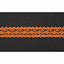 Кружево вязаное хлопковое Alfa AF-053-083 15 мм оранжевый
