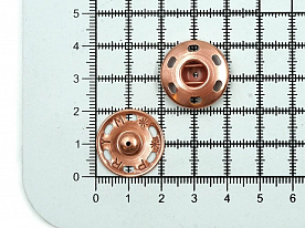 Кнопки пришивные Prym 341801 латунь 21 мм розовое золото