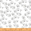 Ткань хлопок для пэчворка для одежды белый, флора, Windham Fabrics (арт. 41641-2)
