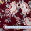 Ткань хлопок пэчворк бордовый, цветы розы, Riley Blake (арт. SC10700-BURGUNDY)