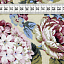 Ткань хлопок плательные ткани розовый бежевый, цветы, ALFA C (арт. 128642)