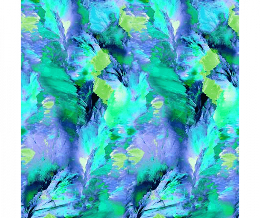 Ткань хлопок пэчворк голубой, природа флора, Timeless Treasures (арт. PAINT-CD8719-GREEN)