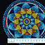 Ткань хлопок пэчворк разноцветные, ложный пэчворк необычные восточные мотивы, Benartex (арт. 10480-12)