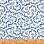 Ткань хлопок пэчворк синий белый, цветы, Windham Fabrics (арт. 123356)