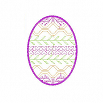 Дизайн для вышивки «Пасхальное яйцо. Орнамент 4»