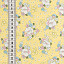 Ткань хлопок пэчворк желтый, цветы горох и точки, ALFA (арт. 213368)