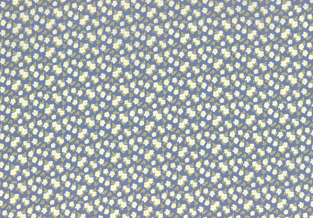 Ткань хлопок пэчворк сиреневый, мелкий цветочек, Lecien (арт. 31548-71)
