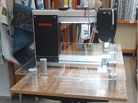 Стол с двойным электроприводом столешница + оргстекло Bernina Q16/Q20