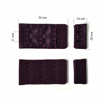 Застежка для бюстгальтера Arta-F 2,8 см фиолетовый