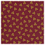 Ткань хлопок пэчворк бордовый, цветы, Henry Glass (арт. 9682-88)