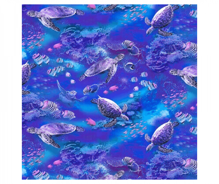 Ткань хлопок пэчворк синий, морская тематика, Studio E (арт. 5751-58)