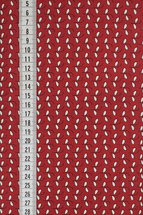 Ткань хлопок пэчворк бордовый, фактура, ALFA (арт. 232327)
