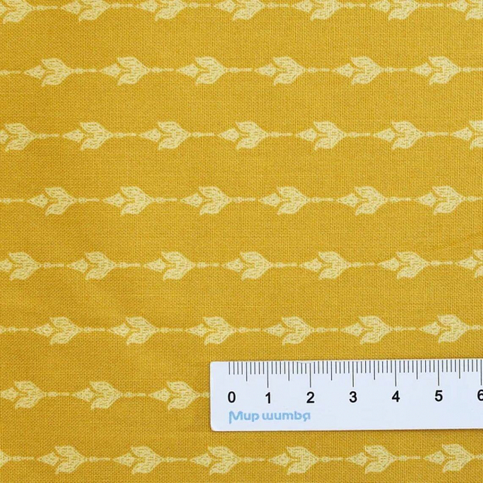 Ткань хлопок пэчворк желтый, фактура, FreeSpirit (арт. PWSK039.DAWN)